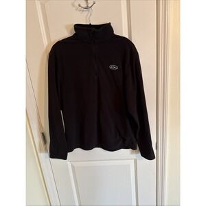Drake Waterfowl Men's Camp Fleece 2.0 Pullover Black Size Large